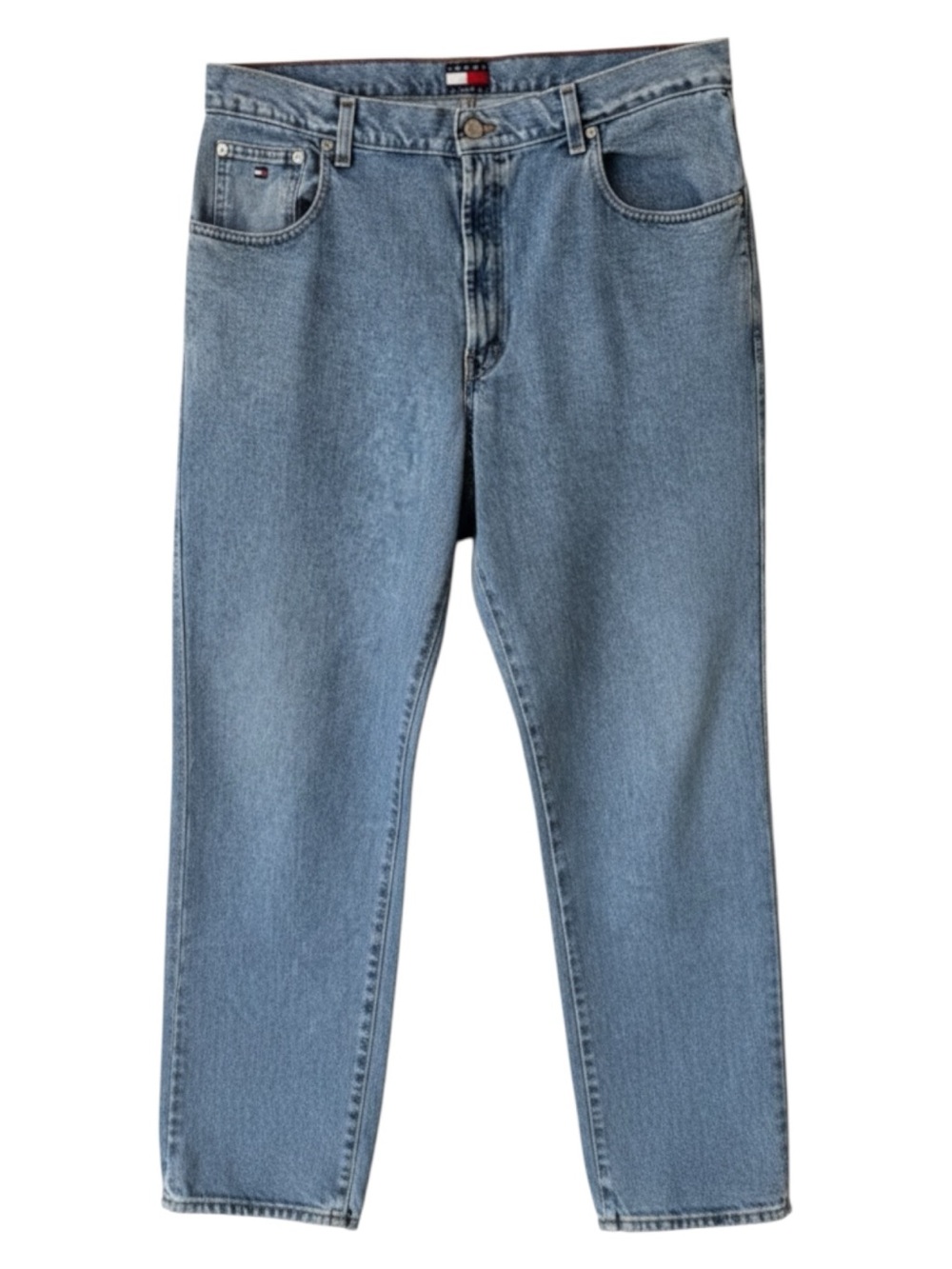 Tommy Hilfiger Men’s Vintage Medium Blue Straight Leg Jeans Size 40